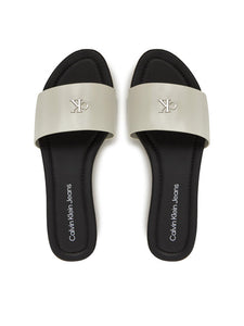 Calvin Klein Sandalo Ciabattine Beige Donna