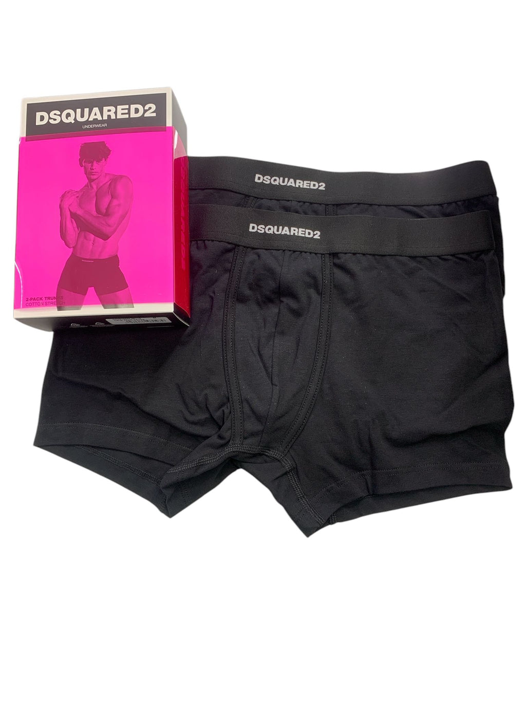 Dsquared2 Boxer Trunk Pacco Doppio Nero 2025