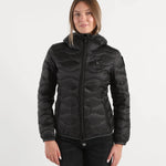 Blauer Piumino Camelia Nero Donna Strass