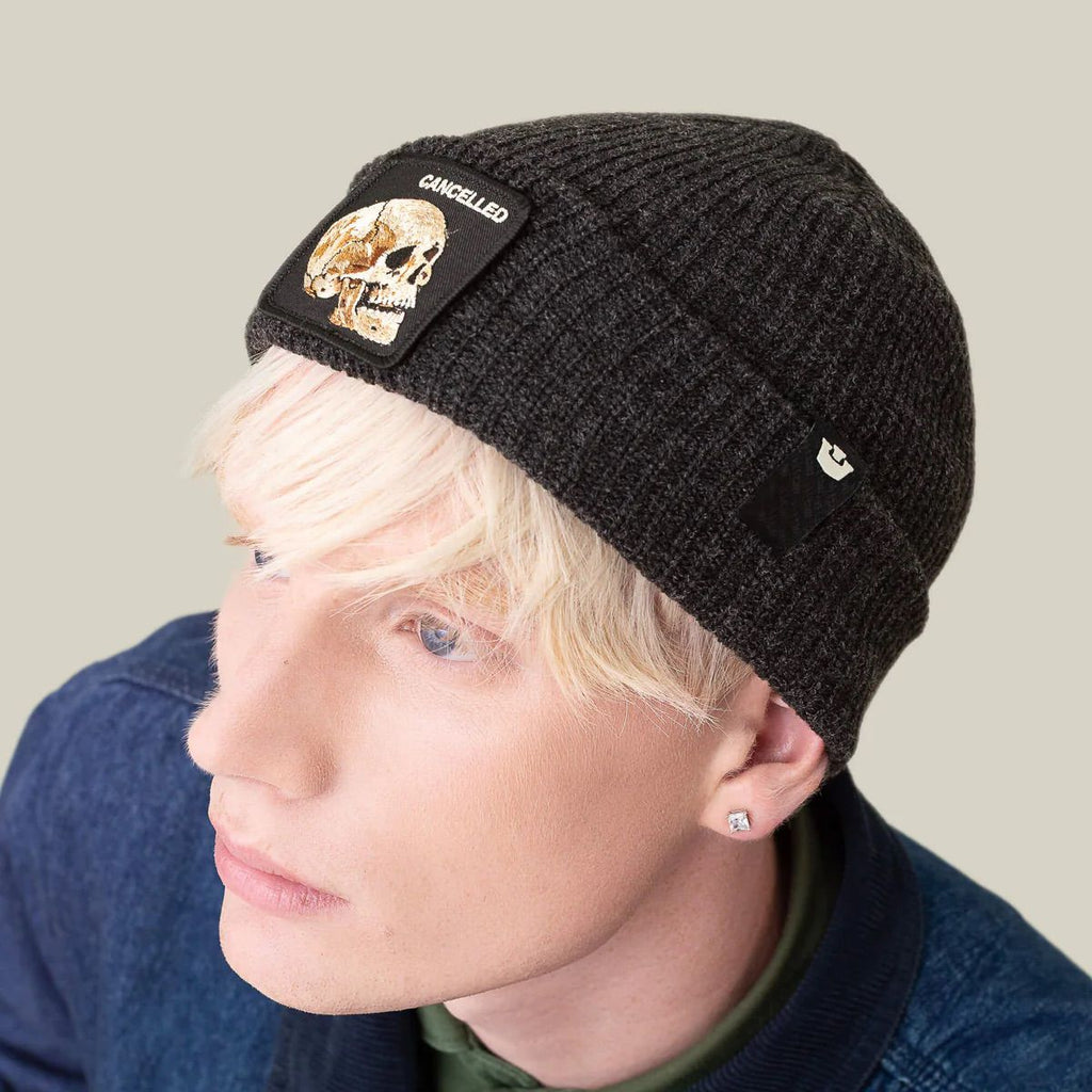 Goorin Bros Cappello Beanie Lana Cancelled Teschio