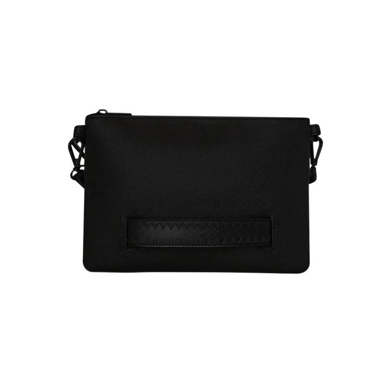 Sprayground Pochette Spraygrond Fly Knit Mounth Crossover Clutch Nera