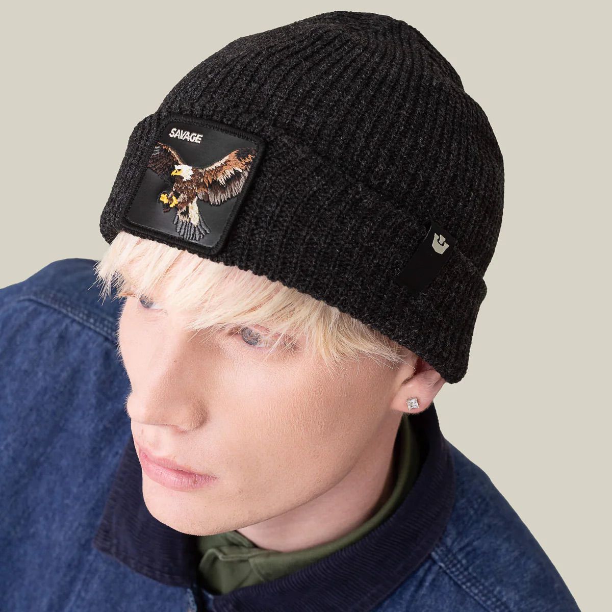 Goorin Bros Cappello Beanie Lana Aquila Savage