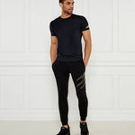 Dsquared2 T-Shirt Icon Tessuto Tecnico Nero Giallo