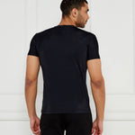 Dsquared2 T-Shirt Icon Tessuto Tecnico Nero Giallo
