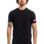 Dsquared2 T-Shirt Be Icon Color Nero Fuxia 2024