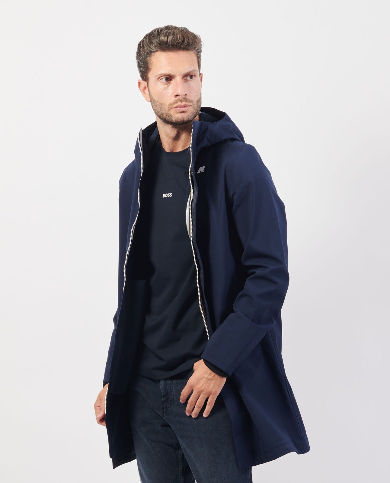 K-way Thomas Bonded Blu Depth Uomo Invernale 2026