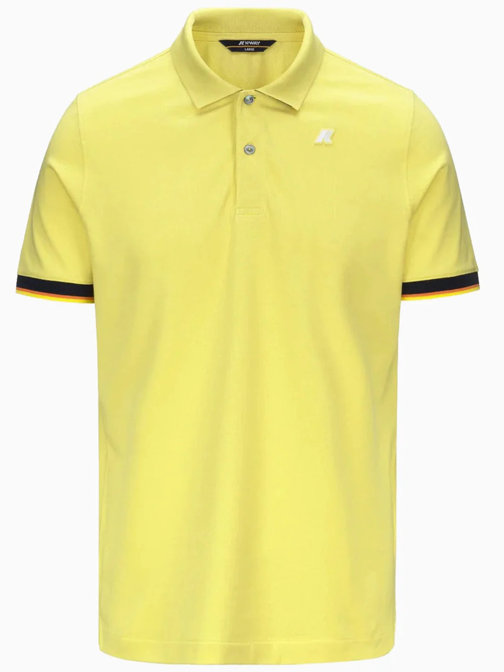 K-way Polo vincent pique giallo