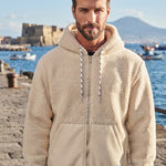 Moschino Felpa Teddy Orsetto Cappuccio Beige