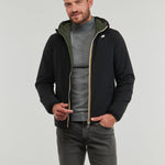 K-way Reversibile Jack St Warm Nero e Verde