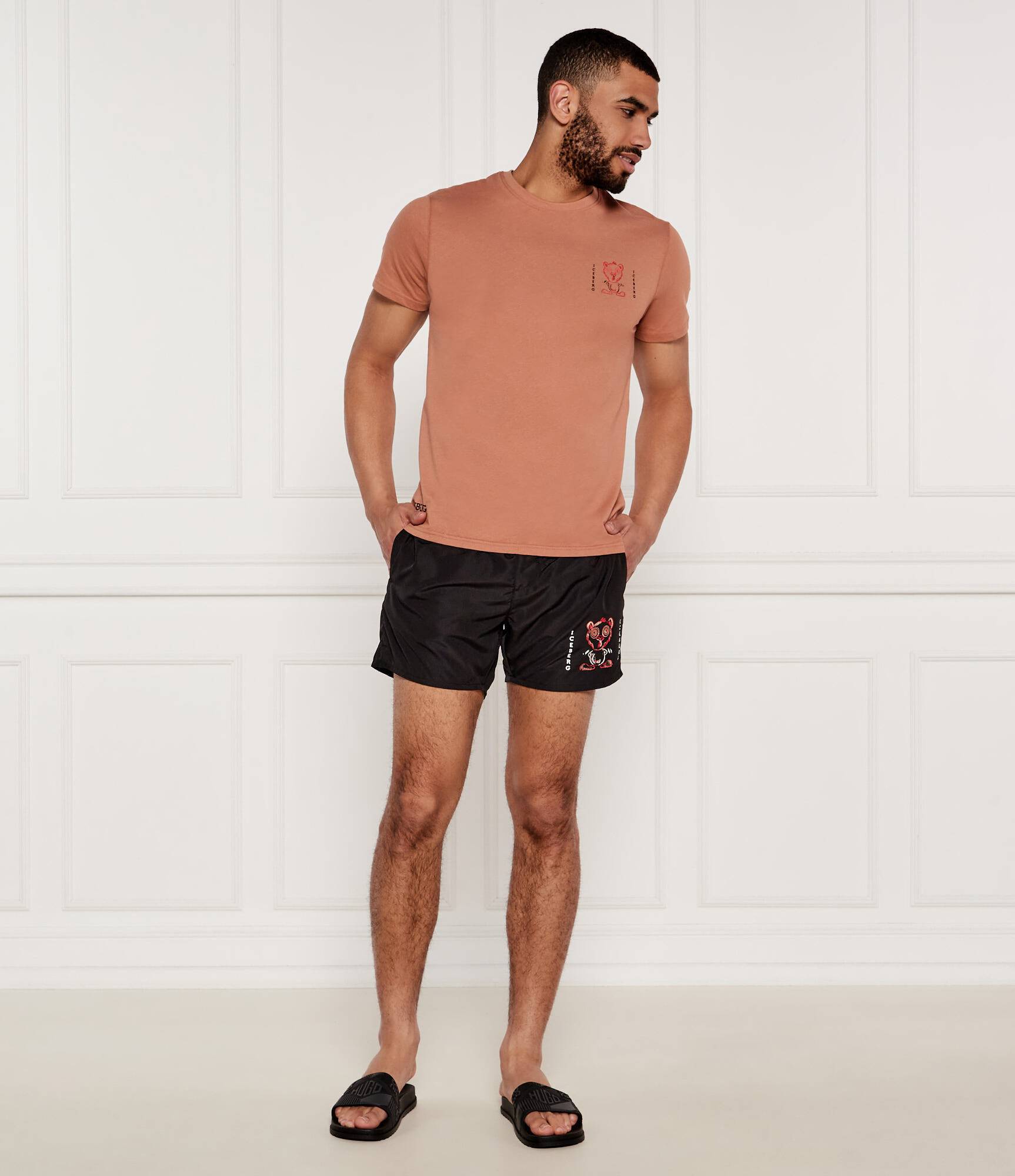 Iceberg T-Shirt Tasman Beige Sun Spell Uomo