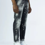 Soldier Jeans Regular Fit New Woll 773N Nero Schizzi