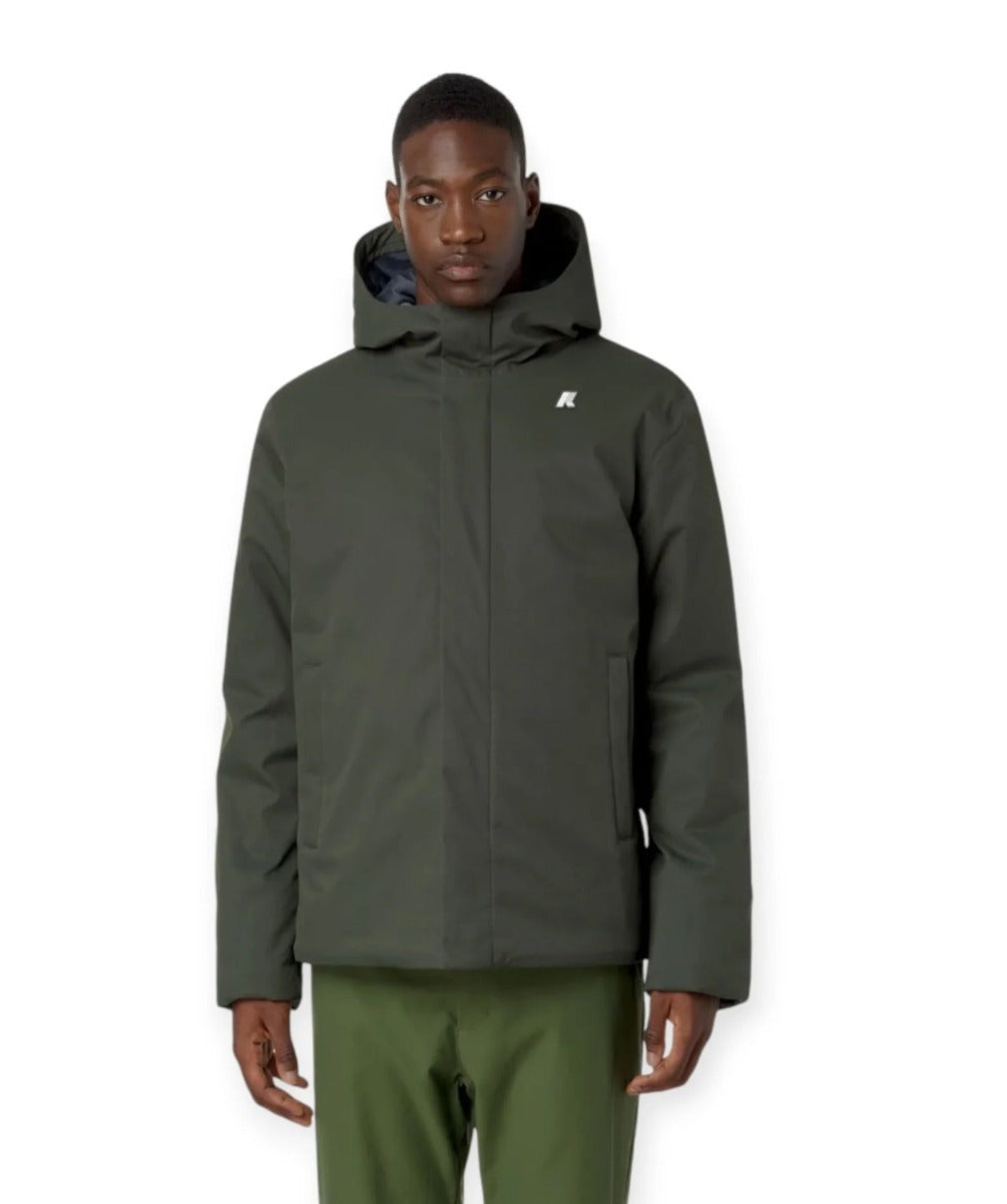 K-way Jacko Twill Marmotta Uomo Verde 2026