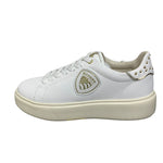 Blauer Venus Bianco Borchie Argento Donna