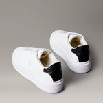 Calvin Klein Flatform Bianca Pelle Donna