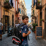 Sprayground Zaino Center Rip Revealing Gray Check