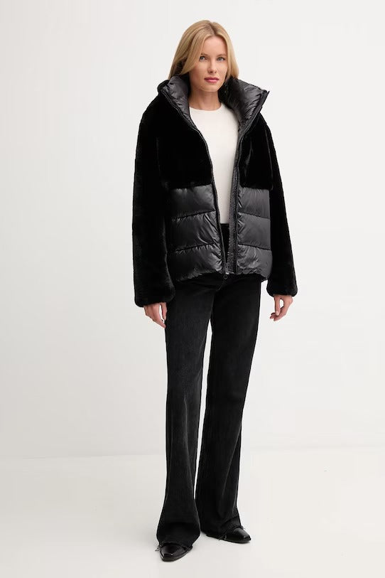 Blauer Fanevil Donna Piumino Pelliccia Nero