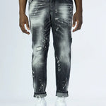 Soldier Jeans Regular Fit New Woll 773N Nero Schizzi