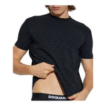 Dsquared2 T-Shirt Lettering Nero Uomo 2026