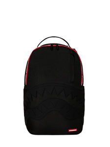Sprayground Zaino Nero Pelle Rigo Rosso Supreme