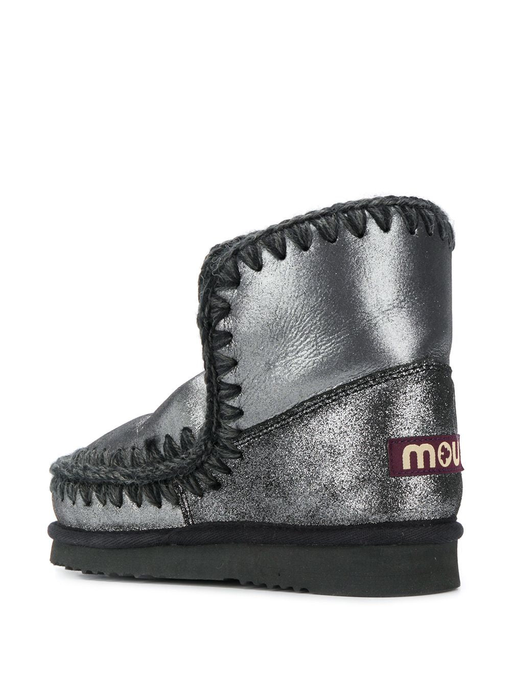 Mou Stivali Eskimo 18 Argento Microglitter
