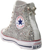 Converse Glitter Brillantini Bianco Argento