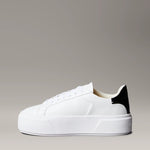 Calvin Klein Flatform Bianca Pelle Donna