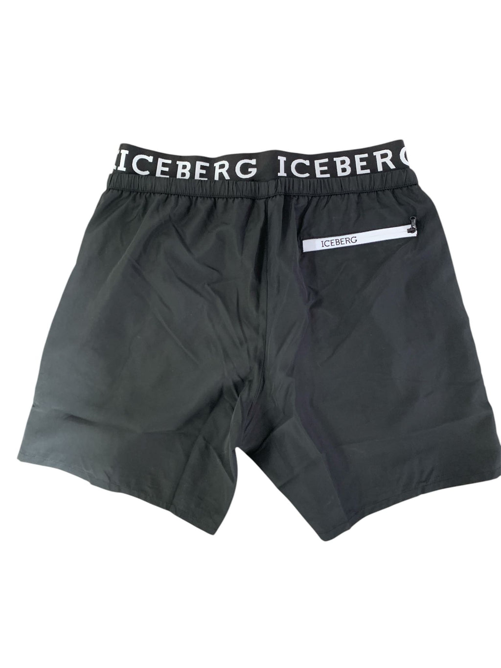 Iceberg Costume Mare Uomo Nero Elastico