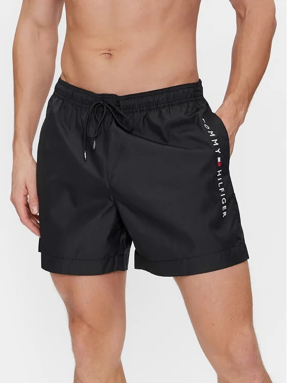 Tommy Hilfigher Costume da Mare Nero Uomo 2025