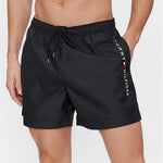 Tommy Hilfigher Costume da Mare Nero Uomo 2025