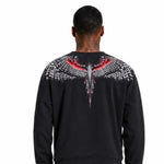 Marcelo Burlon Felpa County of Milan Ali Nera Rossa