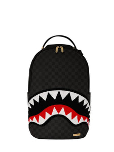 Sprayground Zaino Chenille Nero Classico Logo Ciniglia