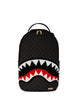 Sprayground Zaino Chenille Nero Classico Logo Ciniglia