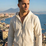 Richmond Felpa Cappuccio con zip Bianco Semplice