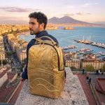 Sprayground Zaino Gold Dorato Oro WEATHERED