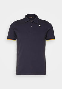 K-way Polo Vincent Blu Scuro Uomo