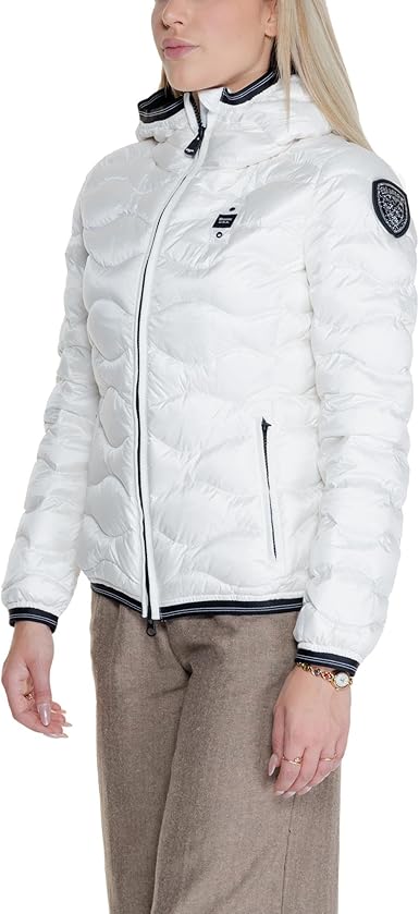 Blauer Camelia ad Onde Strass Donna Bianco 2026