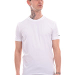 Dsquared2 T-Shirt Mezza Manica Classica Bianca Dsq2