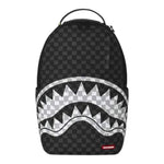 Sprayground Zaino Black And White Drip Check Shark
