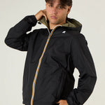 K-way Jake Plus 2 Double Uomo Nero Verde