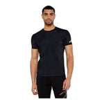 Dsquared2 T-Shirt Icon Tessuto Tecnico Nero Giallo