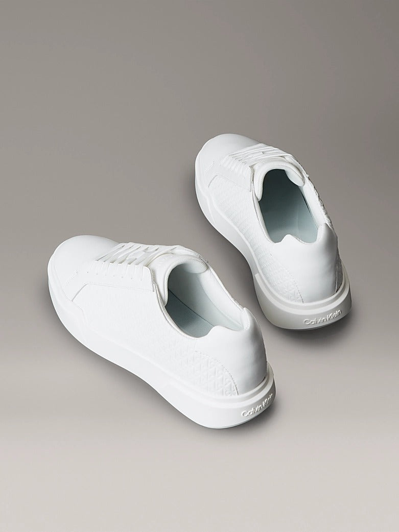 Calvin Klein Durable Traction Logo Repeat Bianca