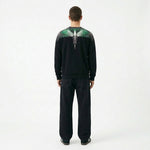 Marcelo Burlon Felpa County of Milan Nera Ali Verde