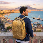 Sprayground Zaino Gold Dorato Oro WEATHERED