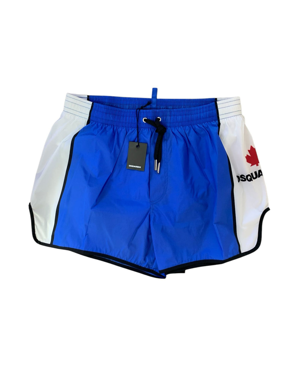 Dsquared2 Costume Mare Short Blu Bianco Uomo 2025