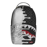 Sprayground Zaino Shark Silver Side Drip