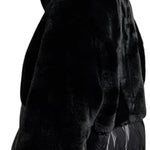 Blauer Fanevil Donna Piumino Pelliccia Nero