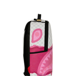 Sprayground Zaino Shark 3D Check Rosa Bianco
