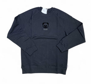 Moschino Felpa Uomo Nero Cotone Orsetto Centrale