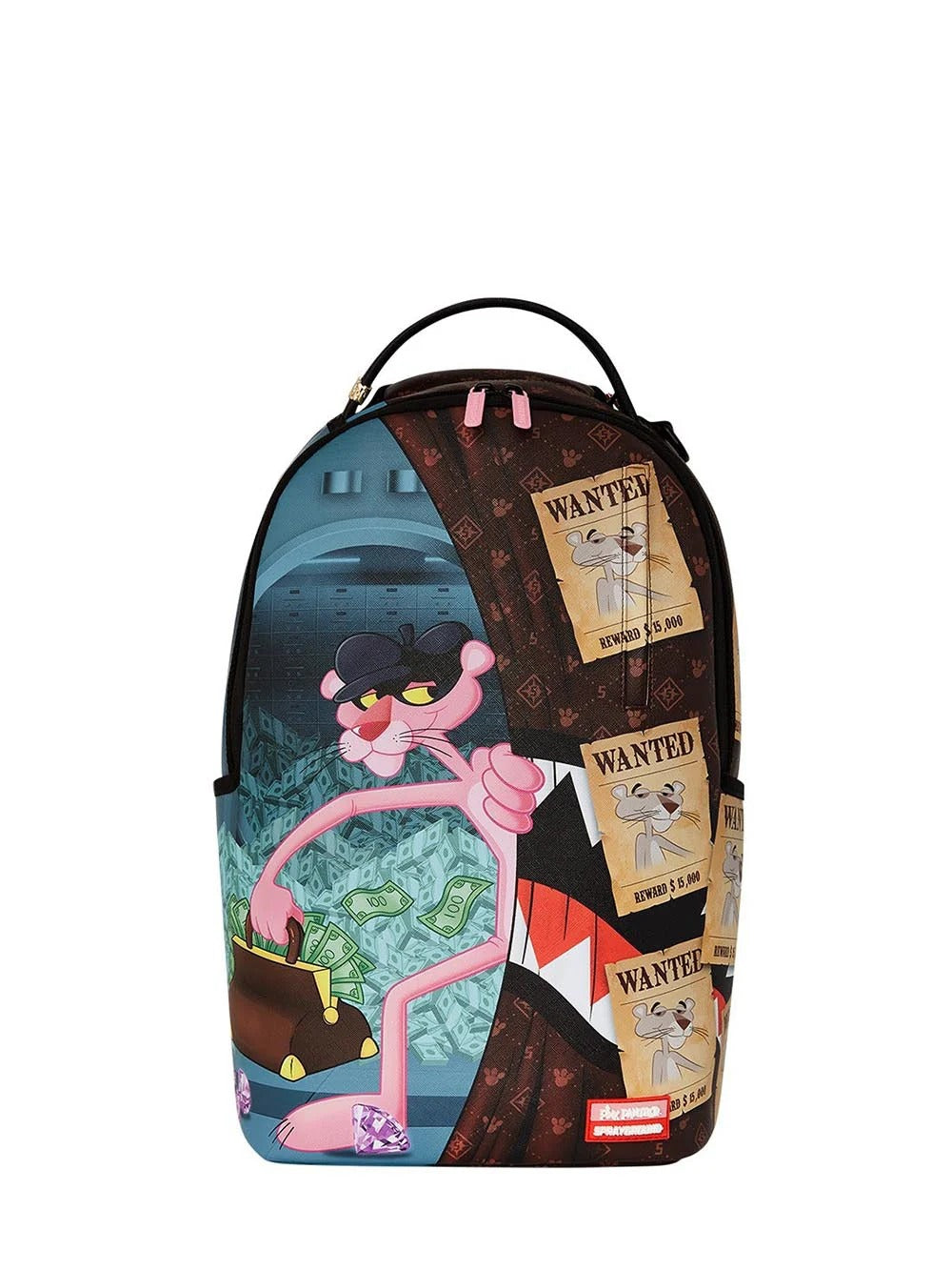 Sprayground Zaino Pantera Rosa Burglar Escape Dlxv Backpack Sprayground