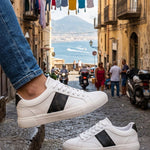 Guess Sneakers Bianco Trasversale Nero GG